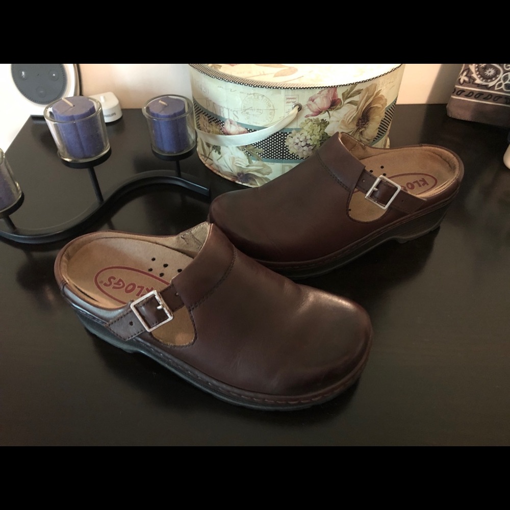 Klogs Brown Size 8 Very Good Condition